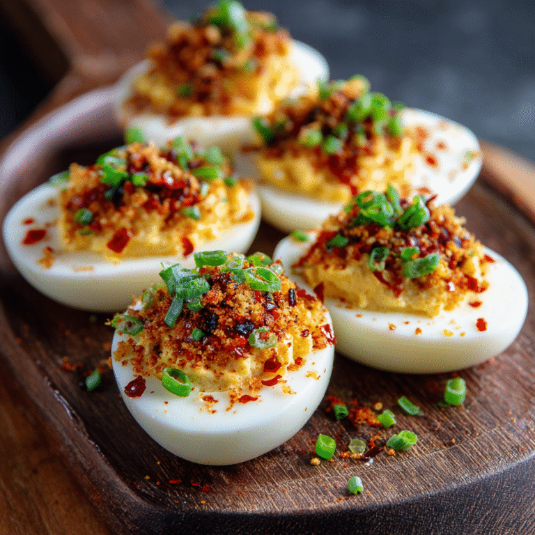 Pumpkin Deviled Eggs