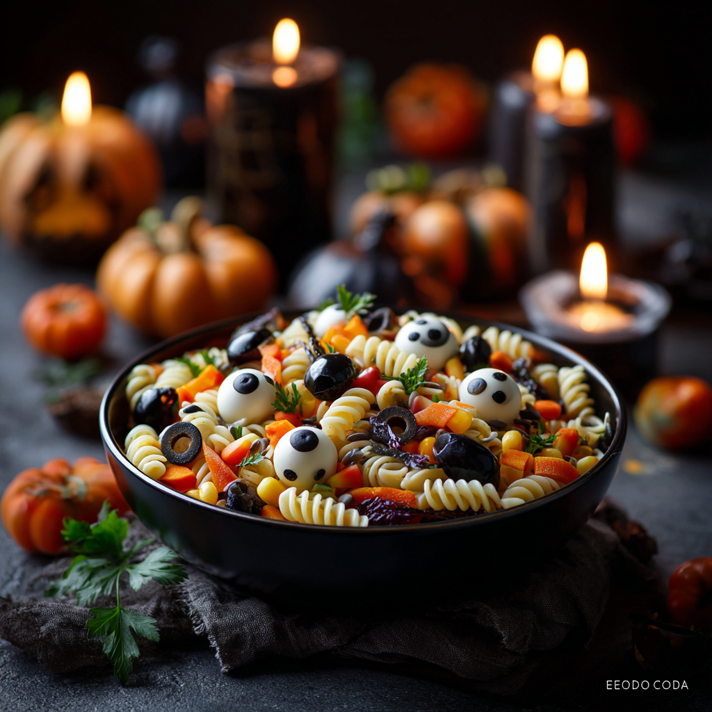 Halloween Pasta Salad