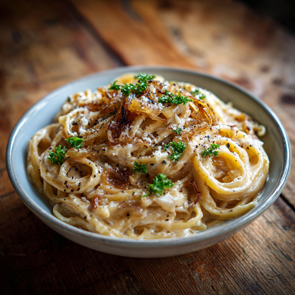 Caramelized Onion Pasta