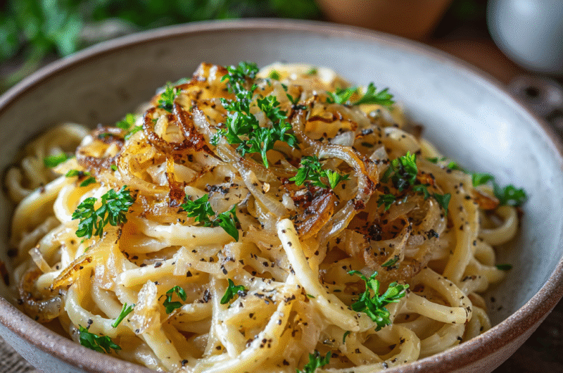 Caramelized Onion Pasta