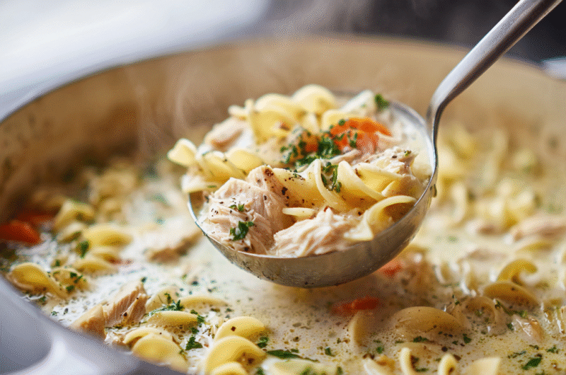 Creamy Chicken Noodle Soup