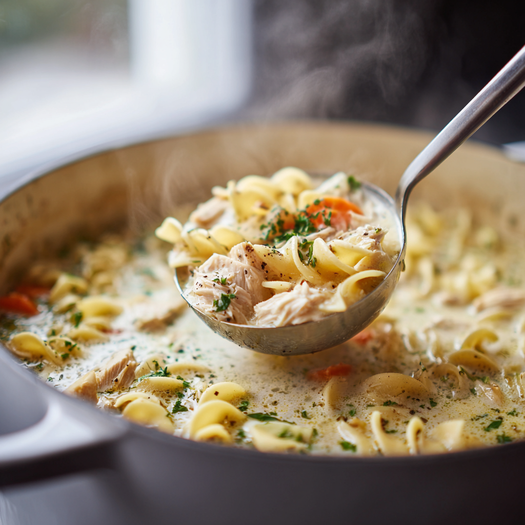 Creamy Chicken Noodle Soup