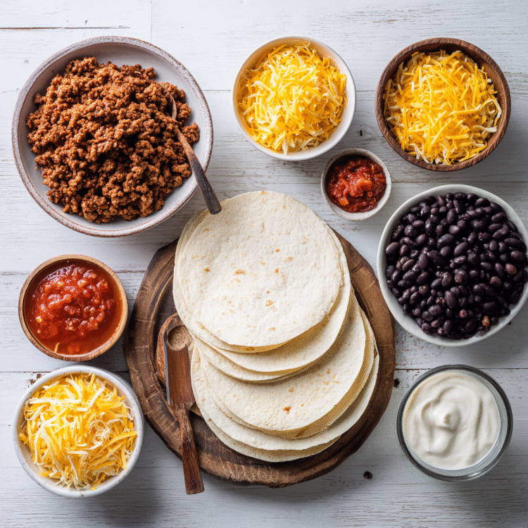 recipe of Cheesy Taco Lasagna