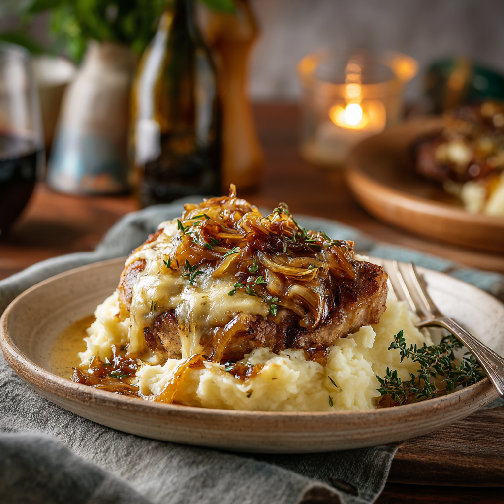 French Onion Pork Chops