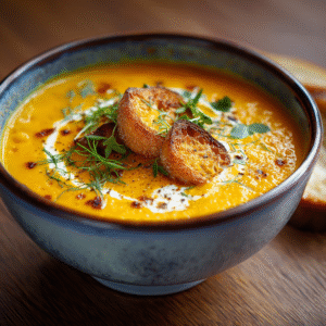 Pumpkin Soup with Coconut Milk