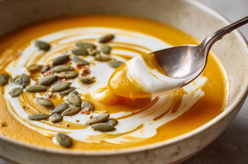 Pumpkin Soup with Coconut Milk