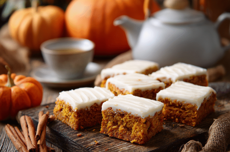 Easy Pumpkin Bars with Cake Mix – The Perfect 3-Step Fall Dessert