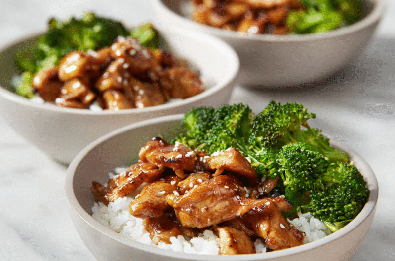 Honey Soy Chicken with Broccoli & Rice – Easy High-Protein Meal Prep