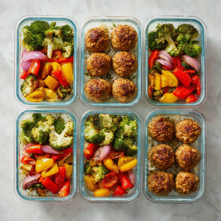 Turkey Meatball Veggie Boxes