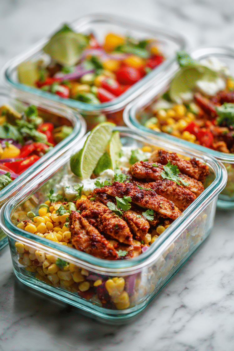Chili Lime Chicken with Corn Salad