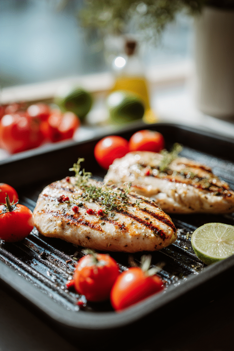 Chili Lime Chicken with Corn Salad