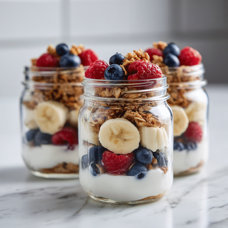 Greek Yogurt Parfait Jars